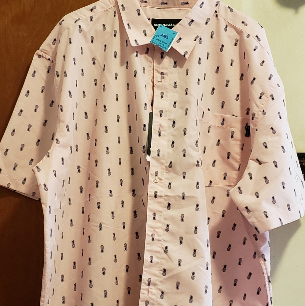 Men's 2XL short sleeve shirt NWT